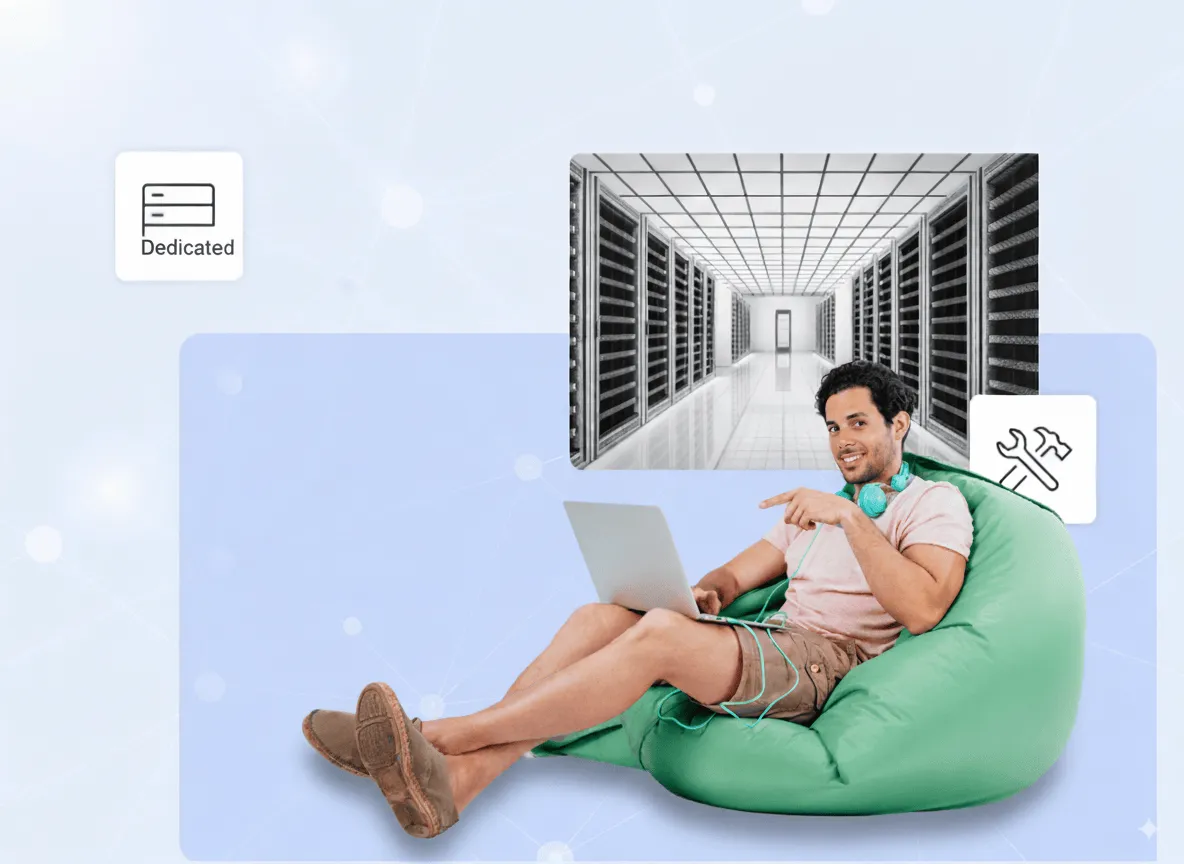 Cloud Hosting Illustration