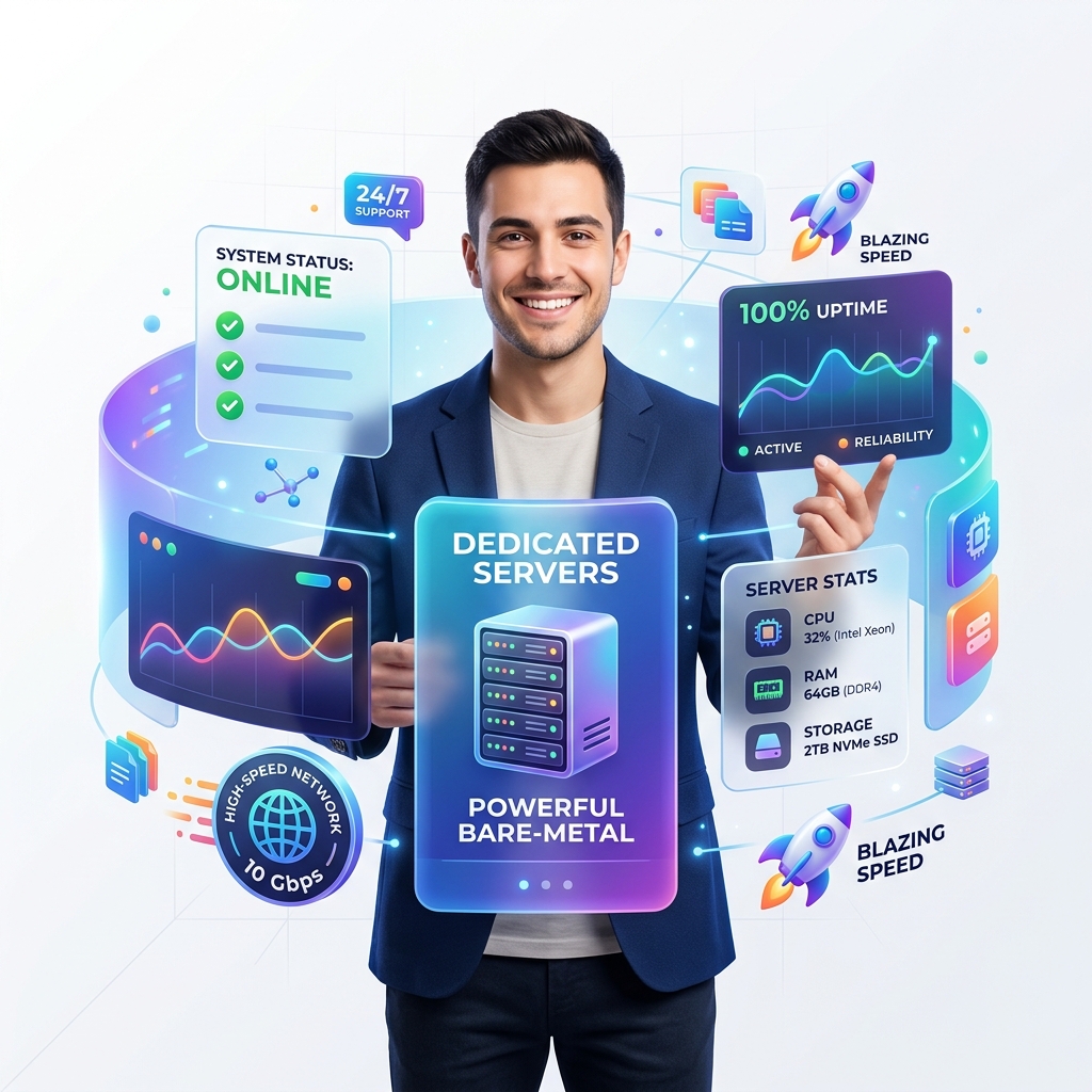 Cloud Hosting Illustration