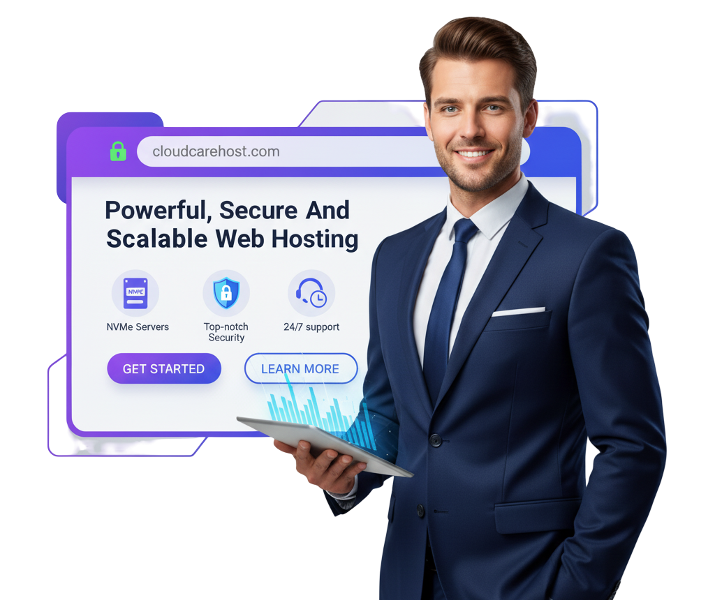 Cloud Hosting Illustration