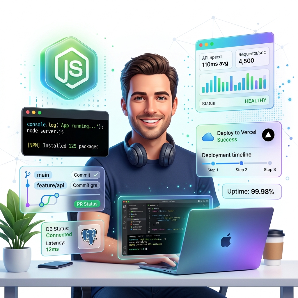 Cloud Hosting Illustration