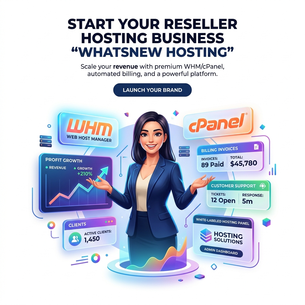 Cloud Hosting Illustration