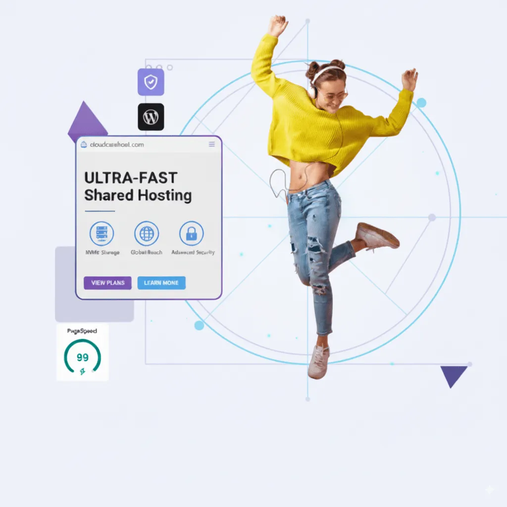 Cloud Hosting Illustration