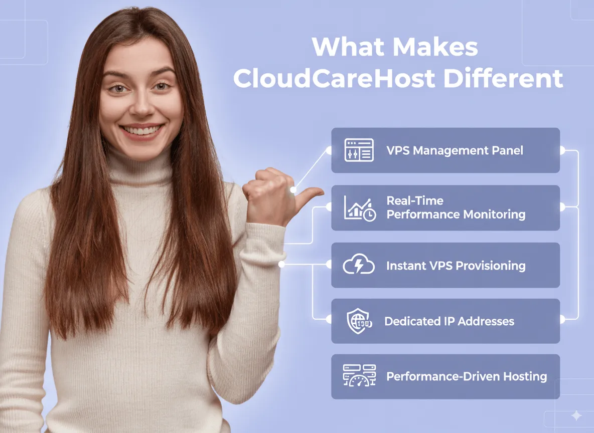 Cloud Server Management Illustration