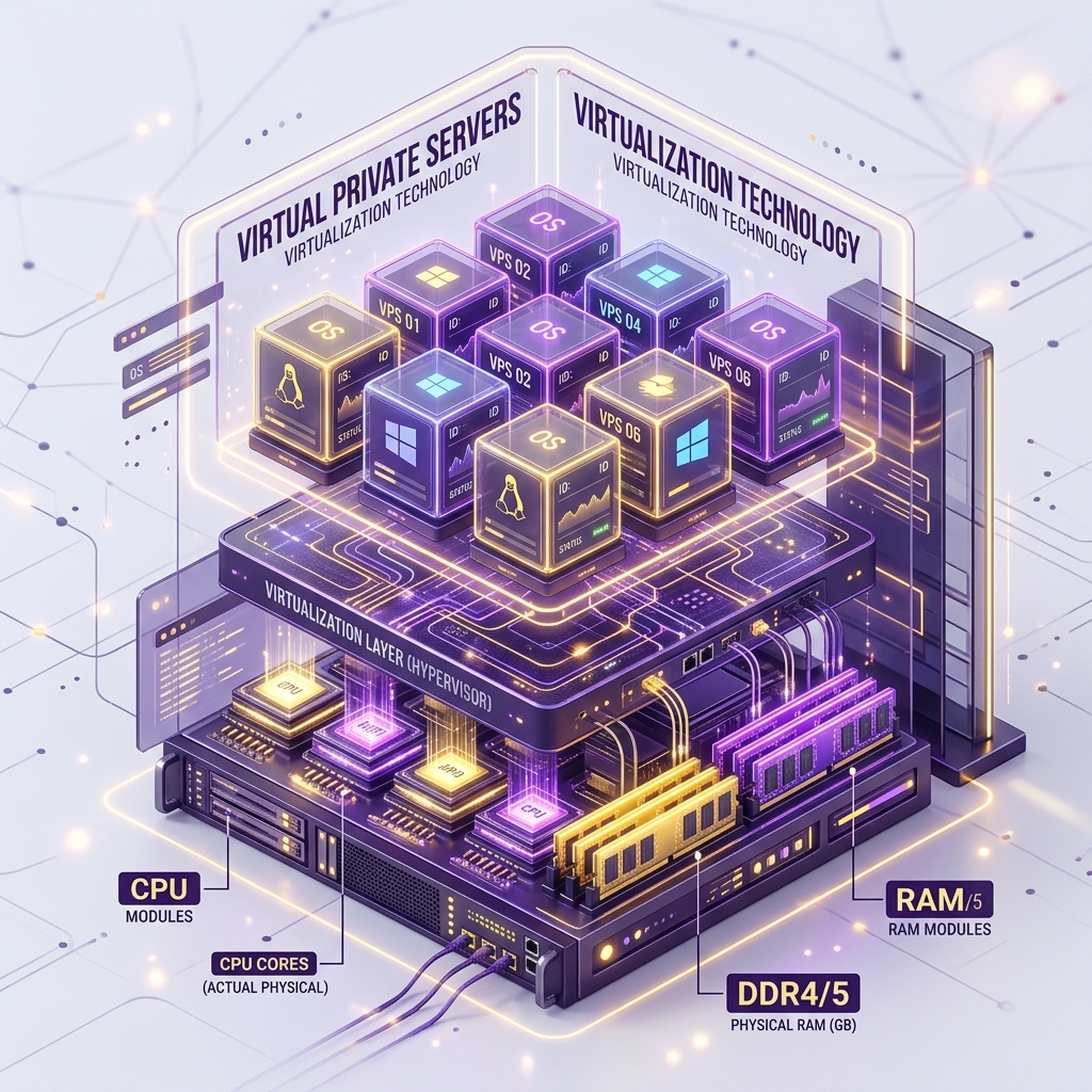 Cloud Hosting Illustration