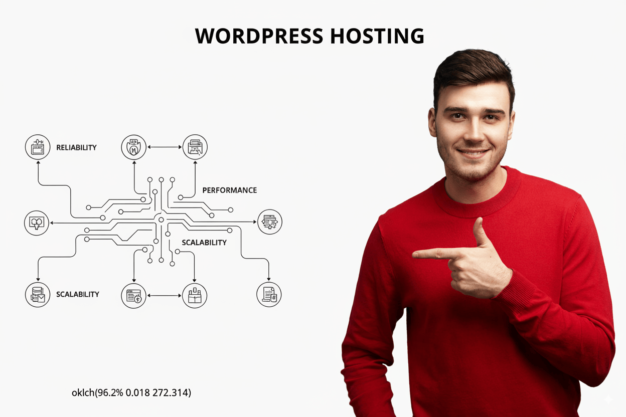 Web Hosting Illustration