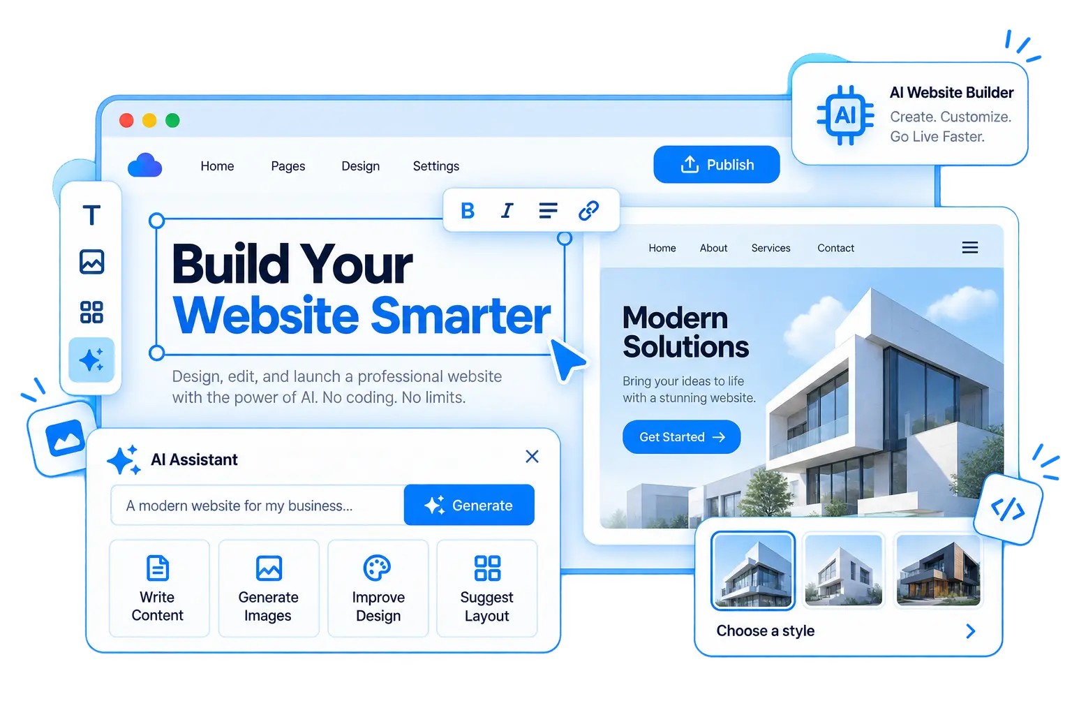 create online store with AI