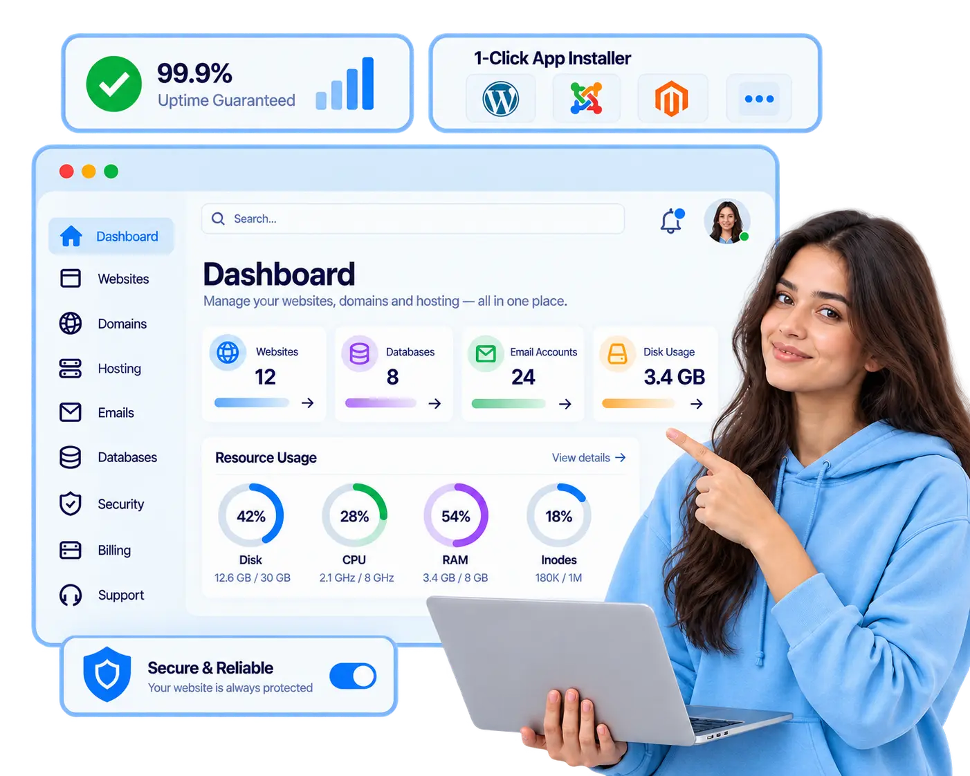 Shared Hosting illustration